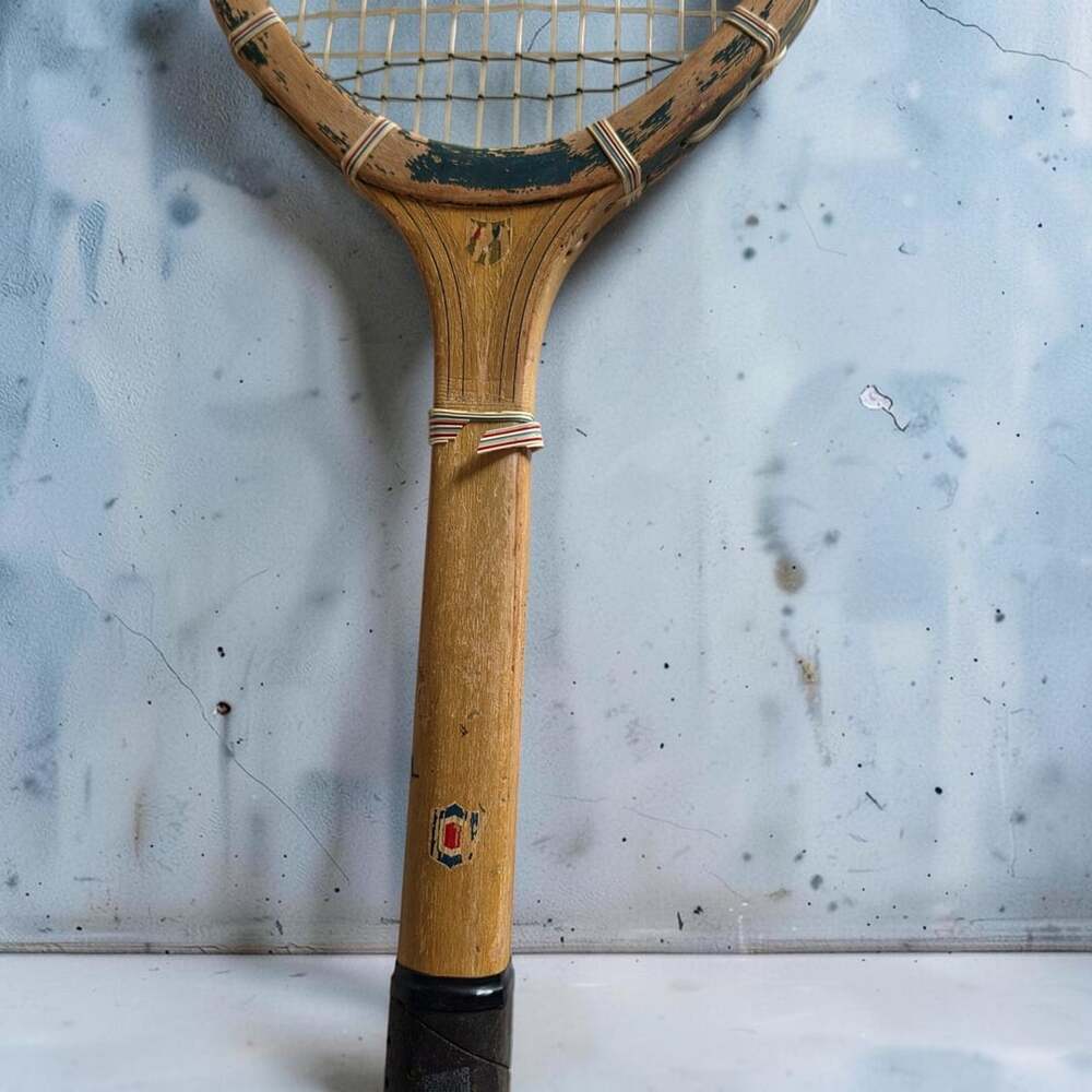 Vintage S.I.R.T. Crown Wooden Tennis Racket